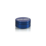 Blue Santa Cruz Shredder 2-Piece Grinder Small shown closed on a white background