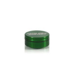 Green Santa Cruz Shredder 2-Piece Grinder Small shown closed with logo visible