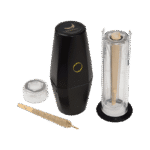 Banana Bros OTTO grinder beside glass tube
