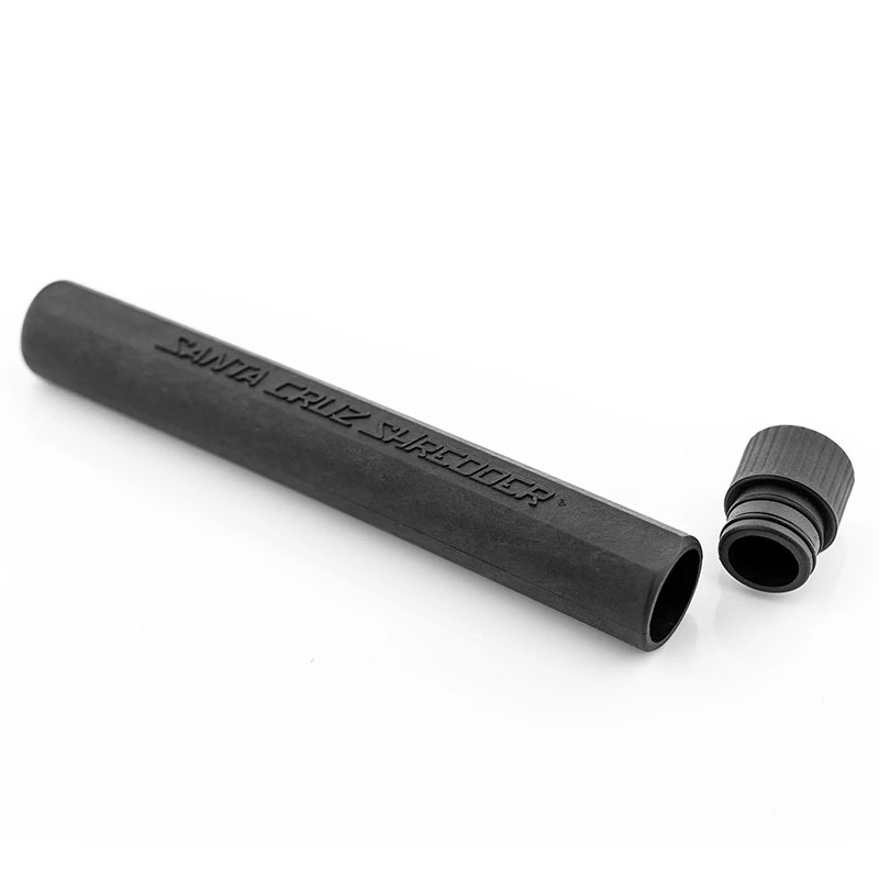 Black Santa Cruz Hemp Shredder joint tube