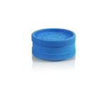 Blue hemp grinder closed
