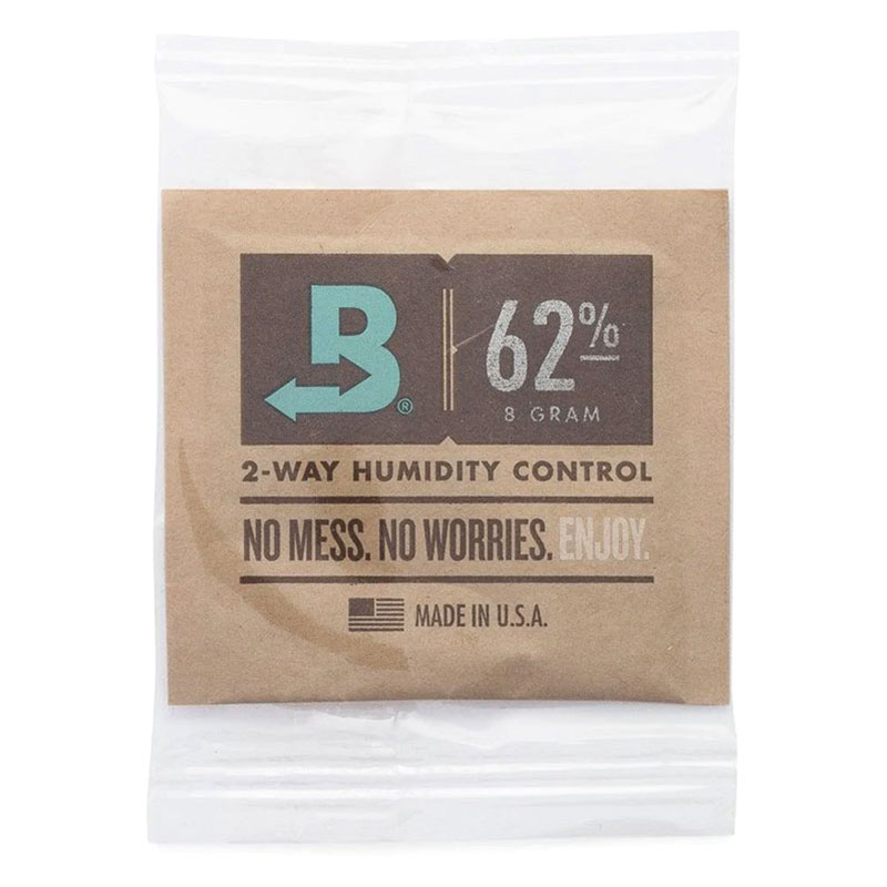 Front of Boveda 62% Size 8 humidity pack