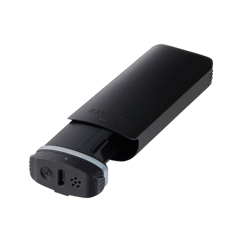 DaVinci ARTIQ sliding open to reveal the hidden cartridge compartment.