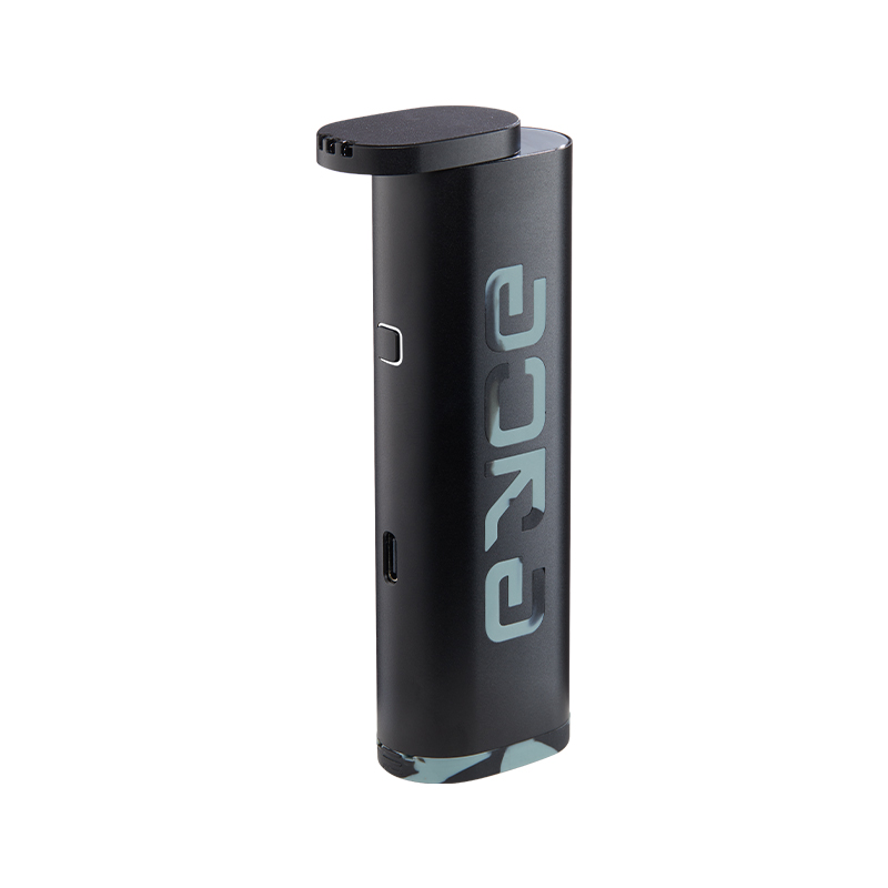 Black Eyce PV1 mouthpiece removed from vaporizer