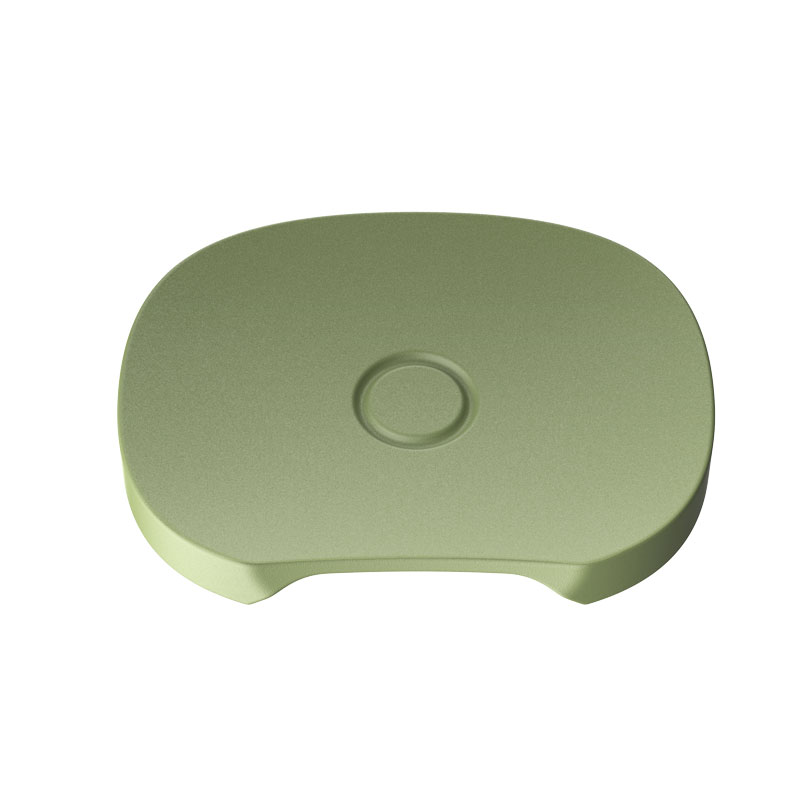 Green PAX Flow flat mouthpiece on white background