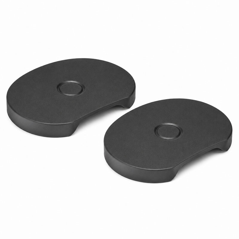 two flat mouthpiece side by side