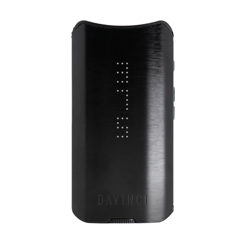 Black DaVinci IQ3 Vaporizer front view on white background