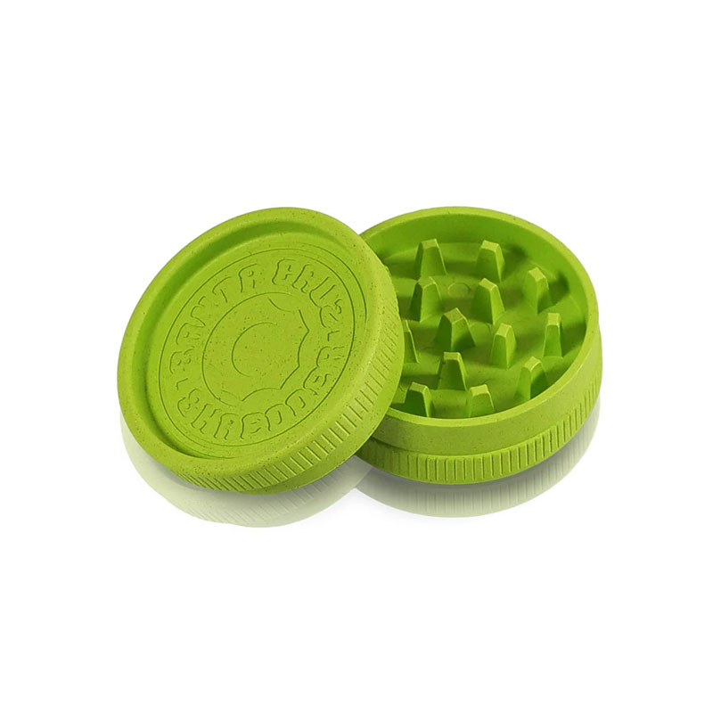 Lime hemp grinder open