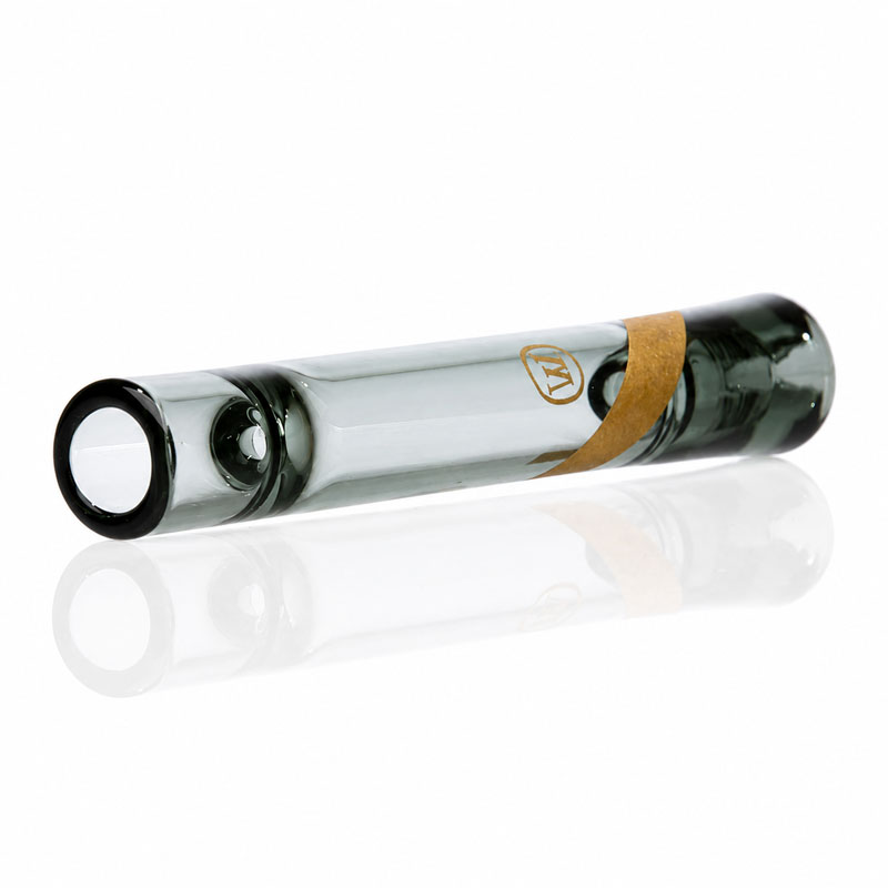 Marley Natural Smoked Taster close up on a white reflective surface with gold band detail