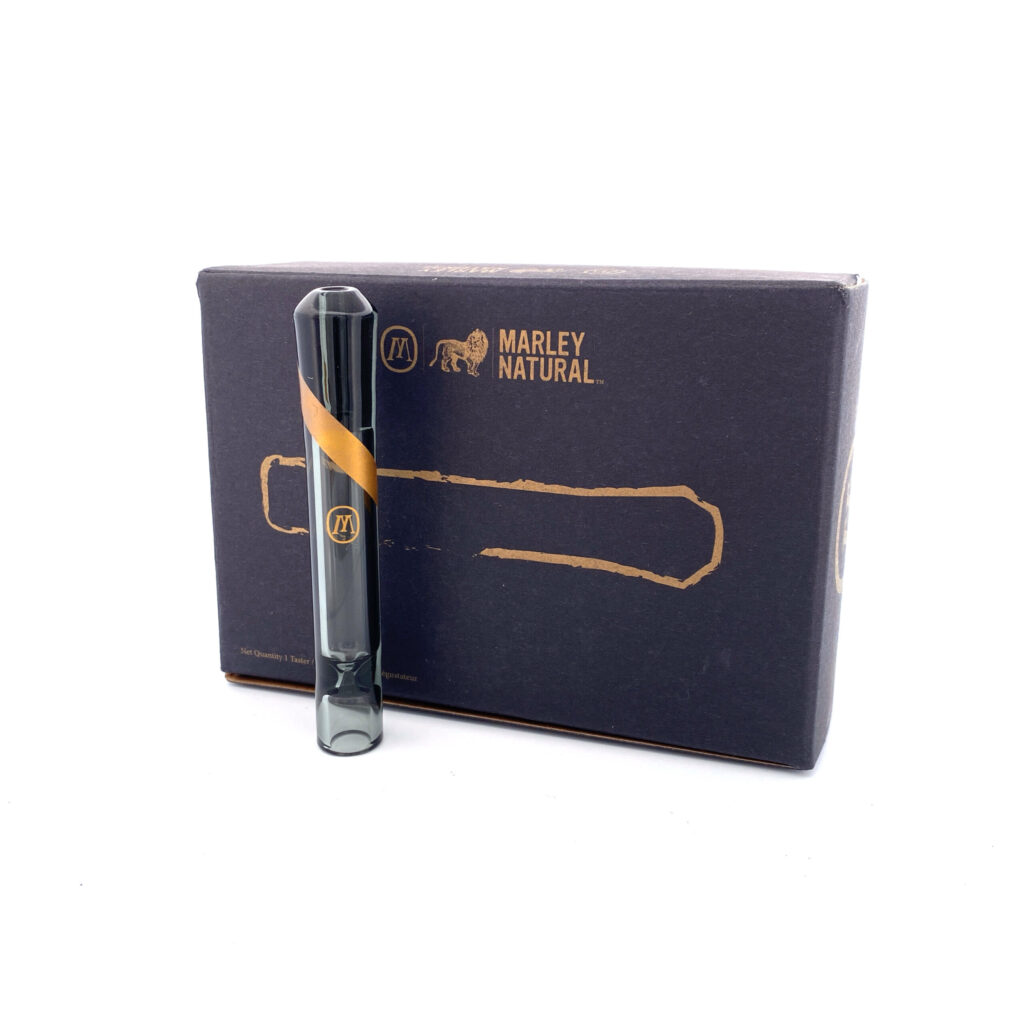 marley smoked taster up straight against box