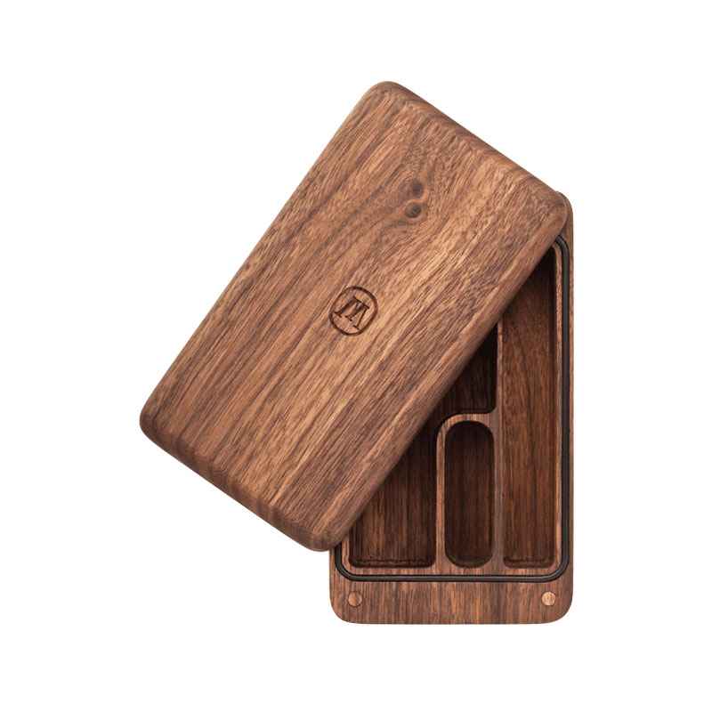 Marley Natural Herb and Roll Case, Small open with internal compartments and slide lid