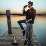 Mighty+ dry herb vape by Storz & Bickel used outdoors