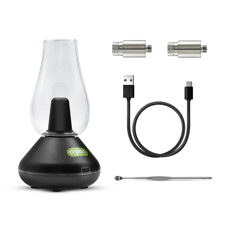 O.pen 510 vaporizer with accessories on white background