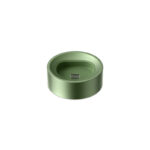 Green charging dock with white background