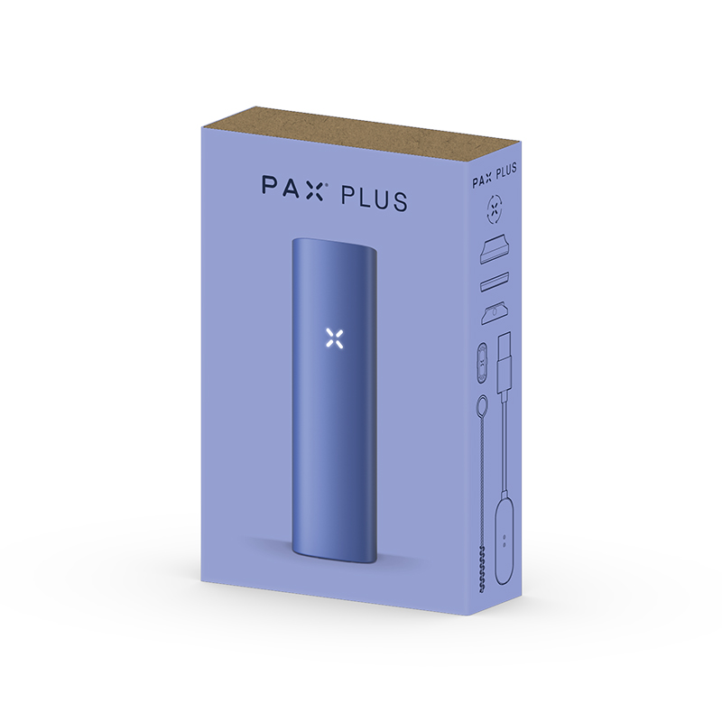 PAX Plus Starter Kit box in blue