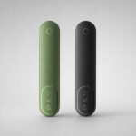 PAX Flow replacement oven doors in green and black on a light grey background.