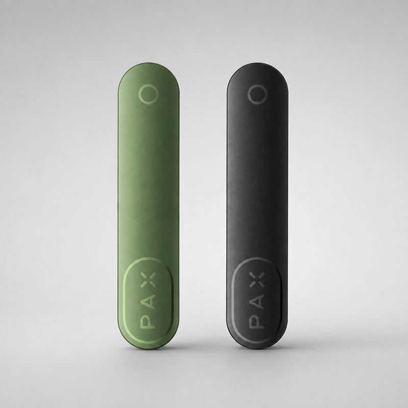 PAX Flow replacement oven doors in green and black on a light grey background.