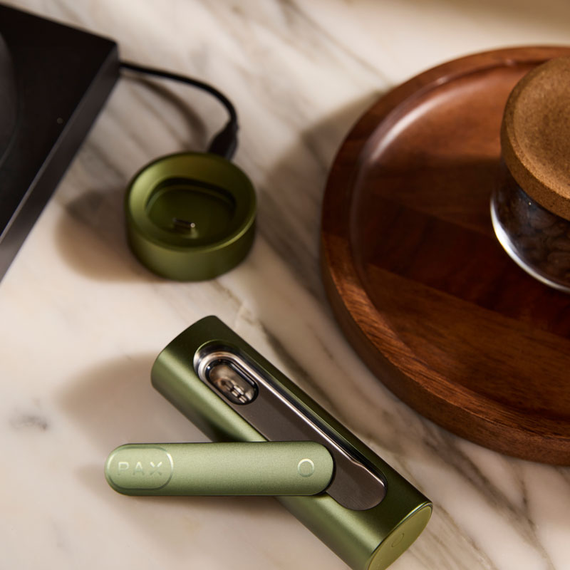 PAX flow on a table with oven visible