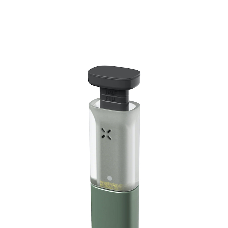 PAX Puck Press with compressed herb puck