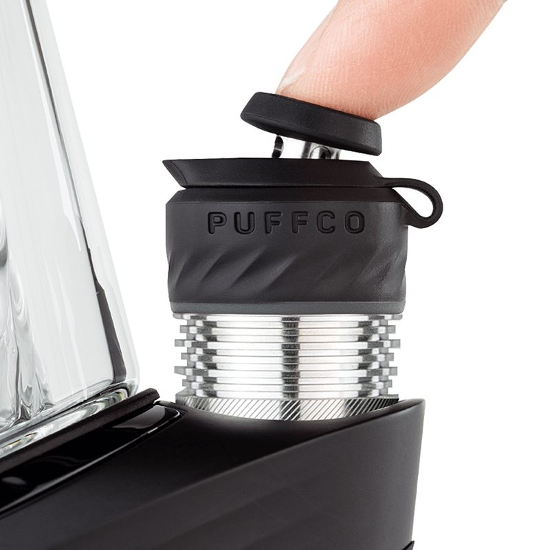 Close-up of Puffco Peak Pro 3DXL Chamber and Joystick Cap