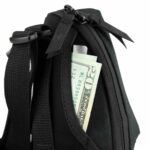 Puffco Journey Bag with cash stored inside compartment