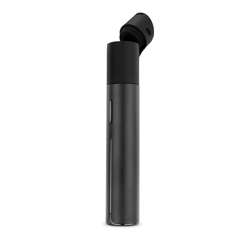 Puffco Pivot Onyx concentrate vaporizer angled left view