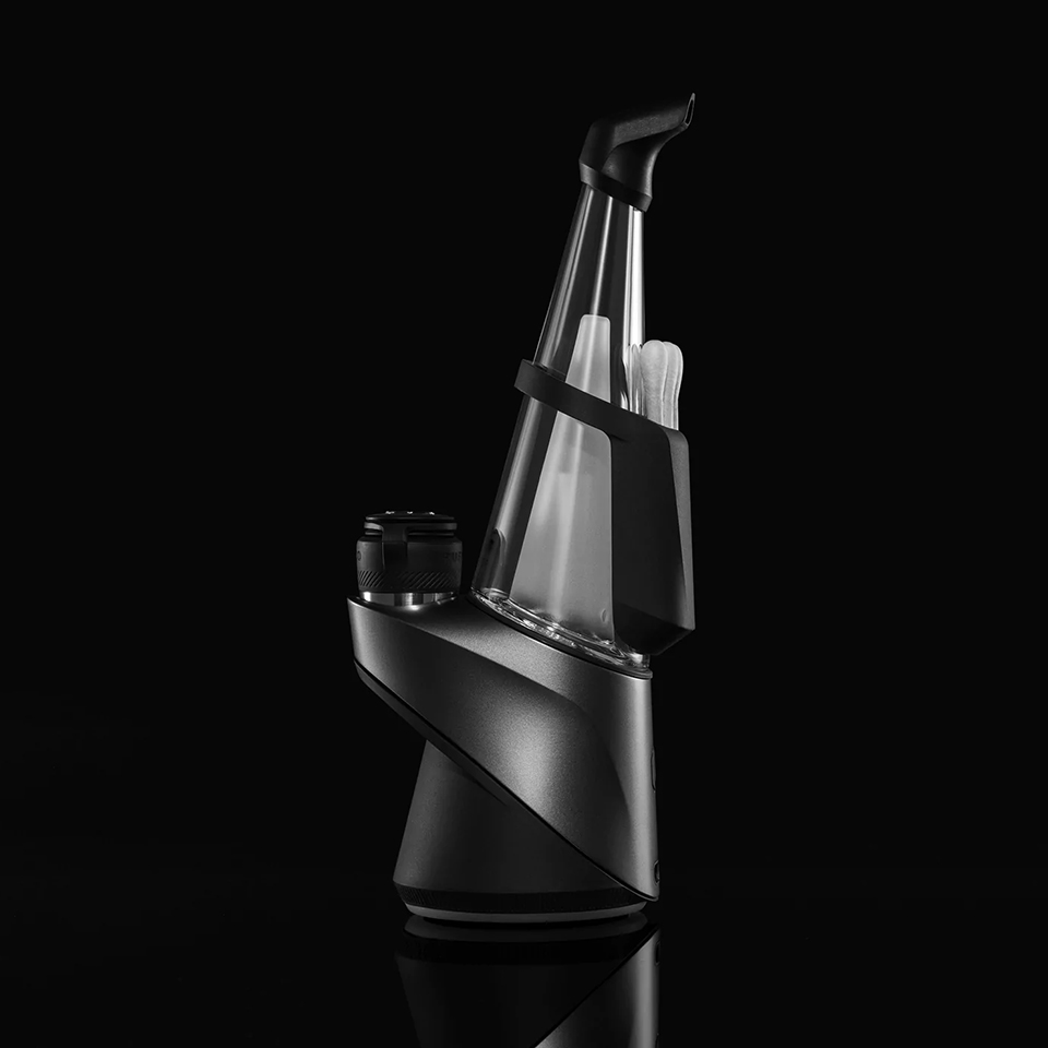 Puffco Peak Pro concentrate vaporizer with glass chamber