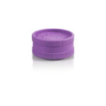 Purple hemp grinder closed