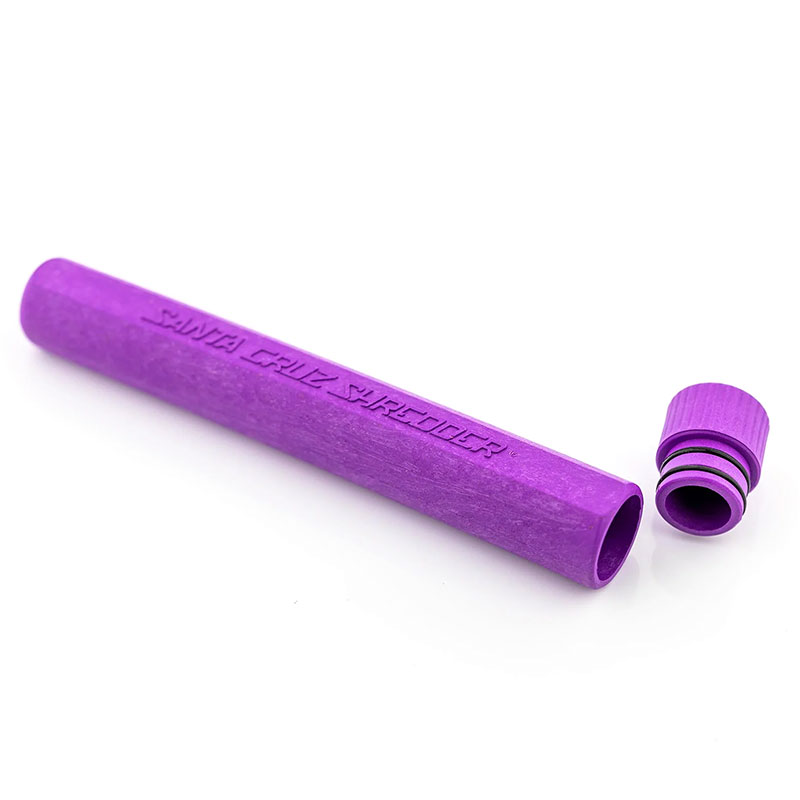Purple Santa Cruz Hemp Shredder joint tube