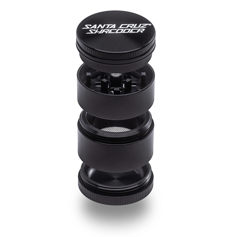 SCS 4PC GRINDER small black apart