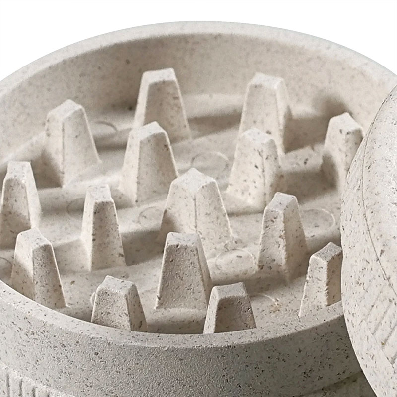 Close up of teeth from the shredder
