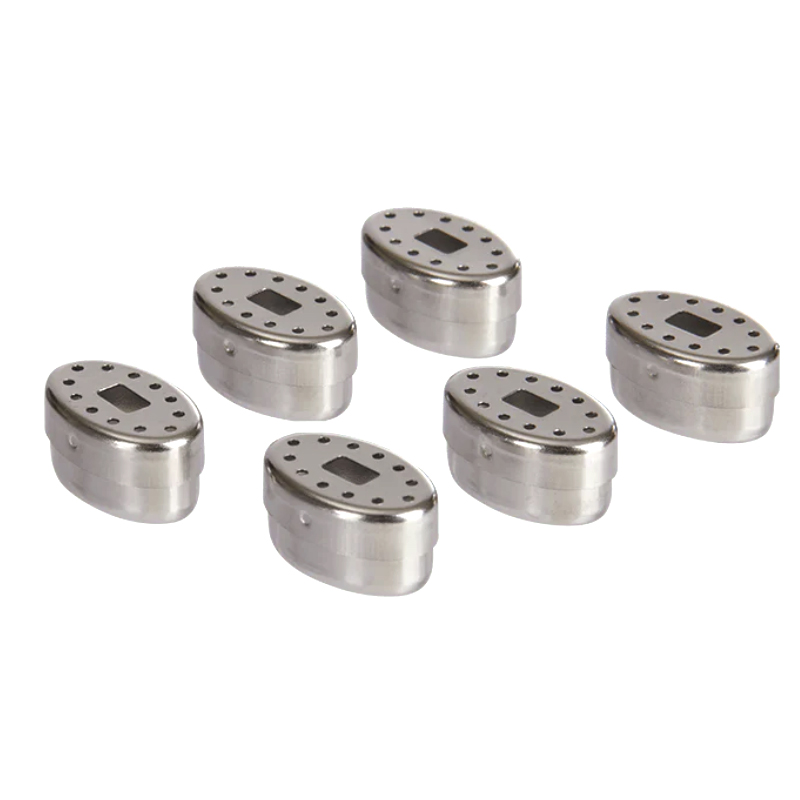 DaVinci dosage capsules arranged on white background