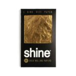 Shine 24K Gold king size rolling paper pack