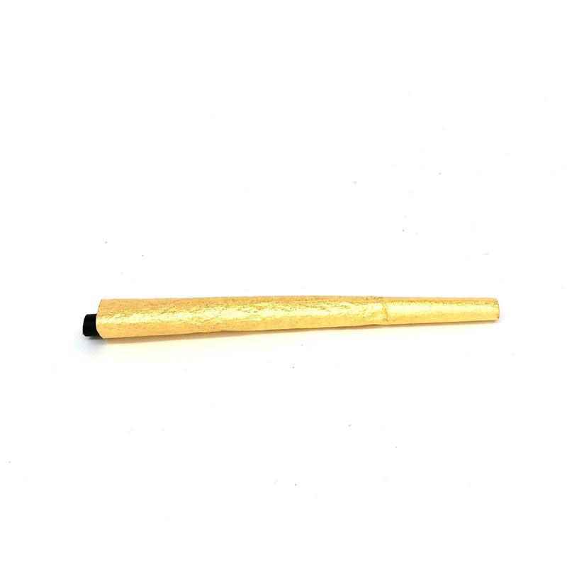 Rolled Shine 24K Gold cone with filter tip