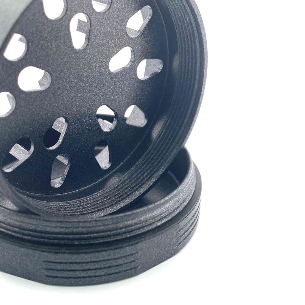 Close-up of SLX Non-Stick Grinder teeth and chamber