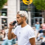 Crafty+ portable vaporizer used while travelling