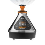 Volcano Hybrid desktop vaporizer with EASY VALVE balloon attached