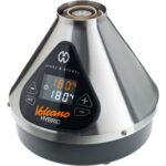 Volcano Hybrid desktop vaporizer angled front view