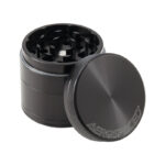 Gunmetal Aerospaced 50mm 4 piece grinder open