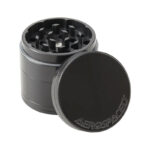 Grey Aerospaced 50mm 4 piece grinder open