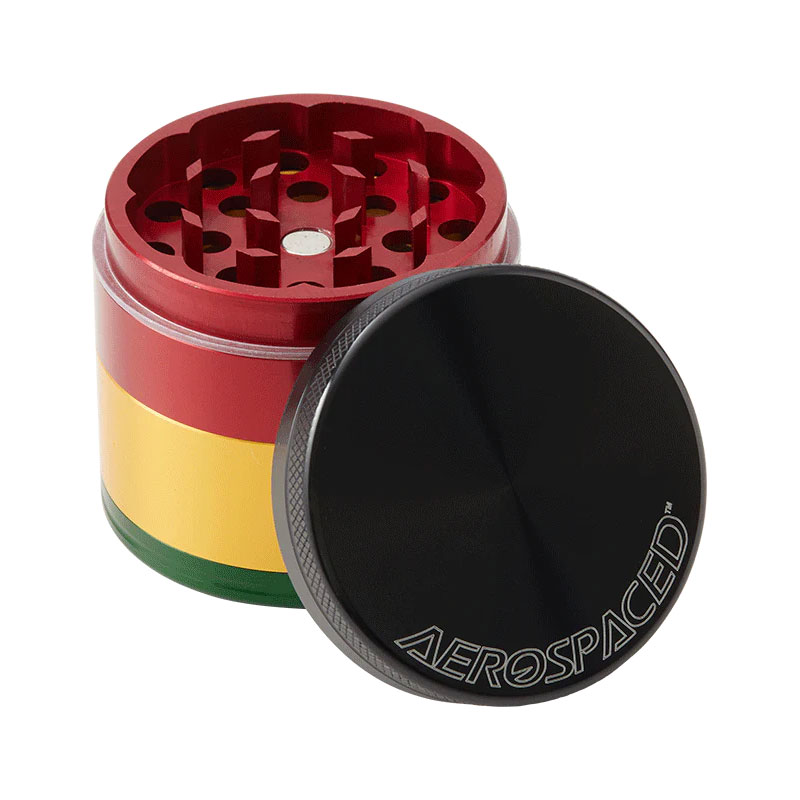 Rasta Aerospaced 50mm 4 piece grinder open