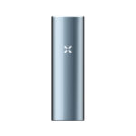 PAX Flow Vaporizer in Blue Haze shown upright with the side cover open
