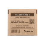 Back of Boveda 58% 8g humidity pack showing product information