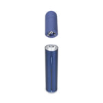 Close-up of the Puffco Pivot sapphire vaporizer showing the chamber separated from the battery section.