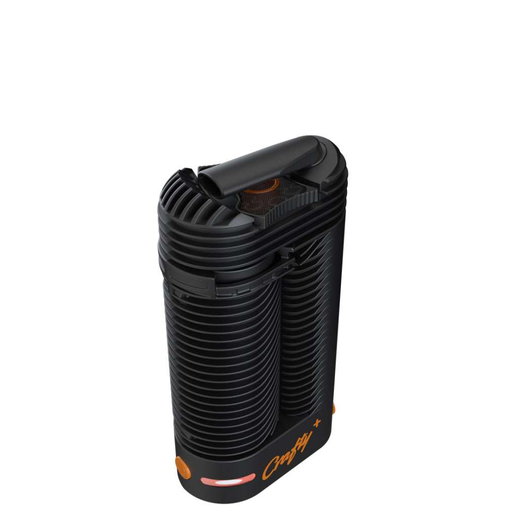 Storz & Bickel Crafty+ portable dry herb vaporizer angled view