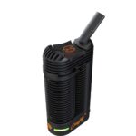 Crafty+ vaporizer with mouthpiece open on a white background