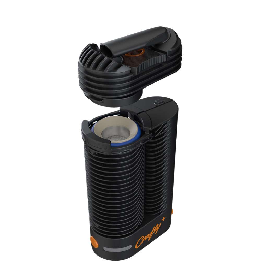 Storz & Bickel Crafty+ vaporizer with cooling unit removed