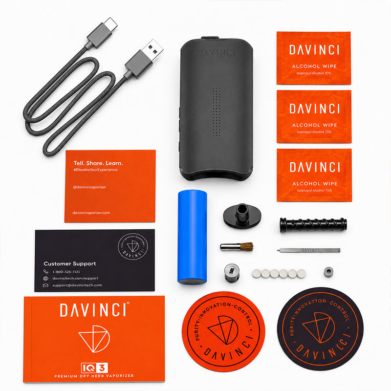 DaVinci IQ3 box contents and accessories