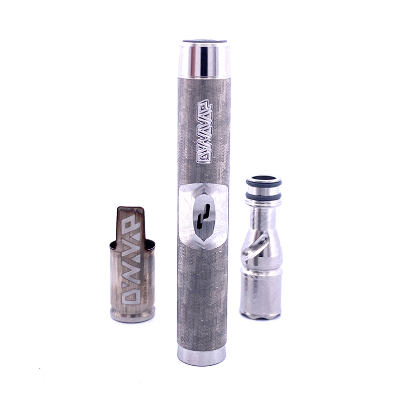 DynaVap M 7 vaporizer with stainless steel parts separated