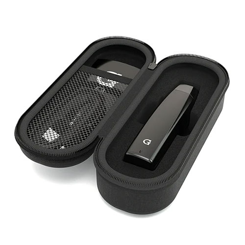 G Pen Elite 2 dry herb vaporizer in case